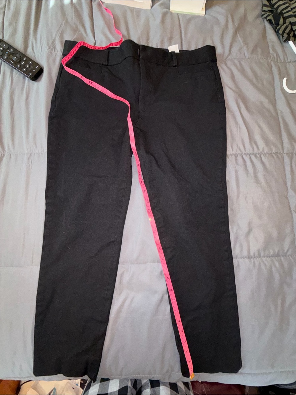 Banana Republic Sloan Black Dress Pants Size 12 Straight Leg Workwear - Picture 4 of 7